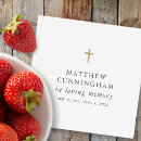 Search for funeral napkins Forever in our hearts