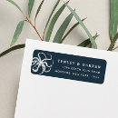 Search for blue octopus return address labels Coastal