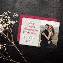 Search for cake and champagne invitations Pink