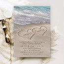 Search for florida beach wedding invitations Elegant rustic tropical  scene