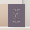 Search for purple rehearsal dinner invitations Beautiful