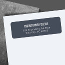 Search for legal return address labels Minimalist