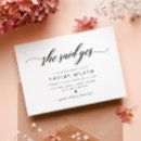Search for classic elegant bridal shower invitations Calligraphy
