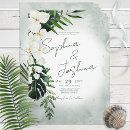 Search for tropical wedding invitations Green