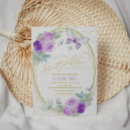 Search for purple and gold butterfly baby shower invitations Watercolor butterflies