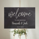 Search for chalkboard welcome wedding signs Reception