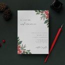 Search for poinsettia wedding invitations Pine cones