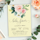 Search for floral baby shower invitations botanical