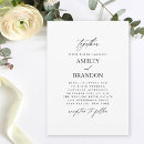 Search for traditional text wedding invitations Elegant