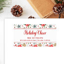 Search for christmas font for the return address labels Family