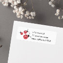 Search for love bug return address labels Watercolor