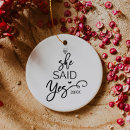 Search for she said yes decor Bride