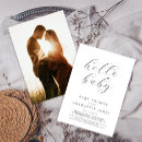 Search for hello baby shower invitations Calligraphy
