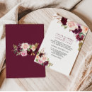 Search for burgundy and green wedding invitations For her