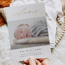 Search for welcome birth announcement cards Elegant