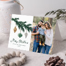 Search for ornament photo christmas cards Botanical