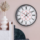 Search for polka dot clocks Pink