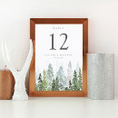 Search for tree table number postcards Rustic