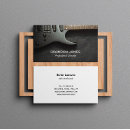 Search for guitarist business cards Music industry