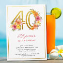 Search for pretty birthday invitations Gold
