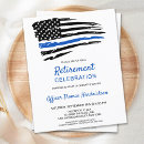 Search for thin blue line invitations Retirement