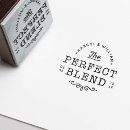 Search for perfect blend rubber stamps Typography
