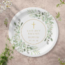 Search for paper plates watercolor greenery