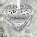 Search for platinum anniversary gifts 70 years