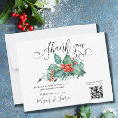 Search for winter wedding thank you cards Elegant calligraphy