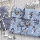 Search for cherub wrapping paper Blue