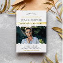 Search for gold funeral invitations Elegant