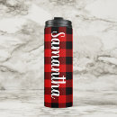 Search for red black buffalo check mugs White