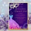 Search for purple gold masquerade party invitations Mask