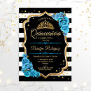 Search for turquoise blue quinceanera invitations 15th birthday