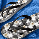 Search for black and white checkered jandals Buffalo plaid