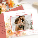 Search for rust save the date postcards Watercolor floral