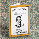 Search for 70th joke birthday cards For him
