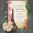 Search for pink paris quinceanera invitations Vintage