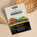 Search for monster jam birthday invitations Kids birthday party