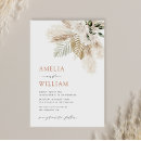 Search for pampas grass wedding invitations Boho