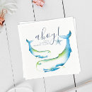 Search for blue whale napkins Baby shower