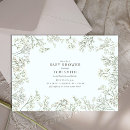 Search for babys breath baby shower invitations Floral
