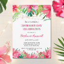Search for luau 30th birthday invitations Floral