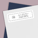Search for add your logo return address labels Black and white