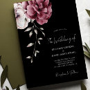 Search for black and burgundy invitations Flowers