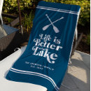 Search for monogrammed boat towels Lake house