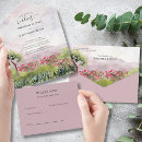 Search for watercolor roses wedding invitations Rustic