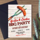 Search for beer and bbq birthday invitations Grill
