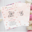 Search for koala baby shower invitations Flowers