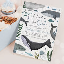 Search for sea life invitations Under the sea party